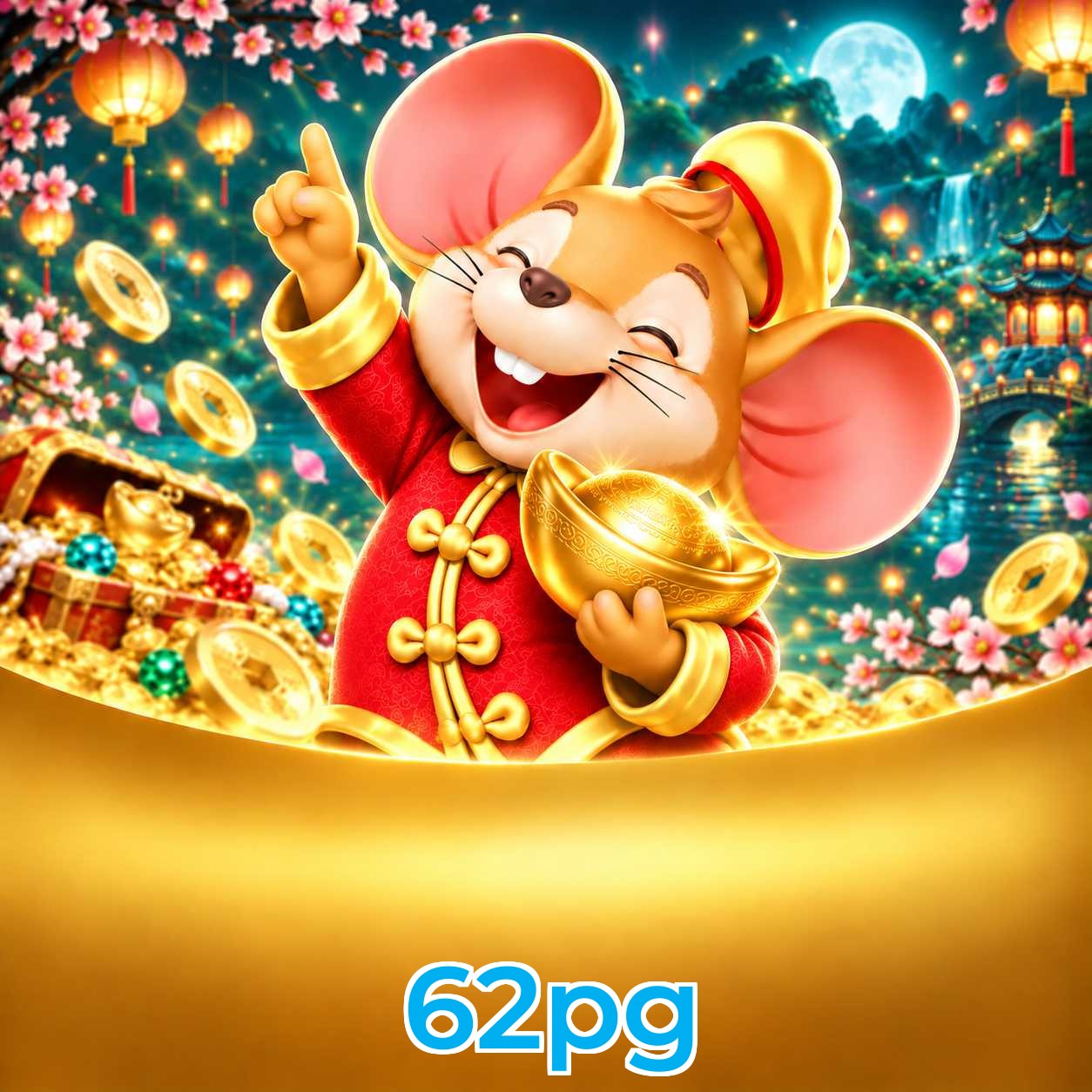 Catálogo de slots da 62pg com RTP médio de 96,52%
