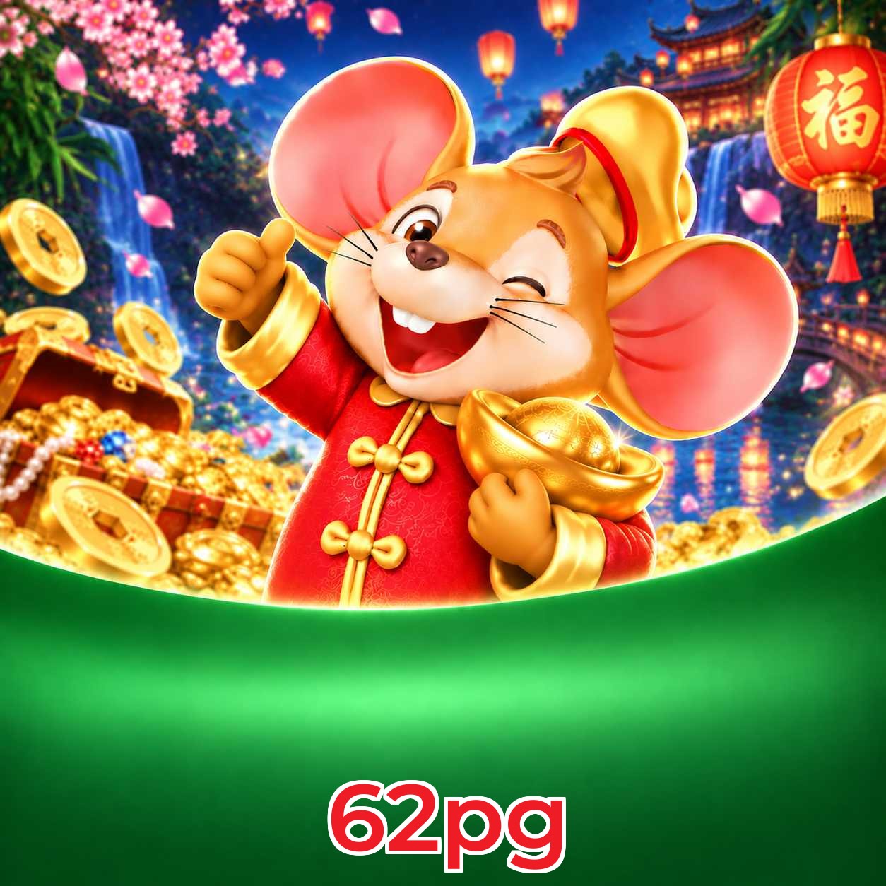 Página oficial da 62pg no Facebook com promoções e suporte